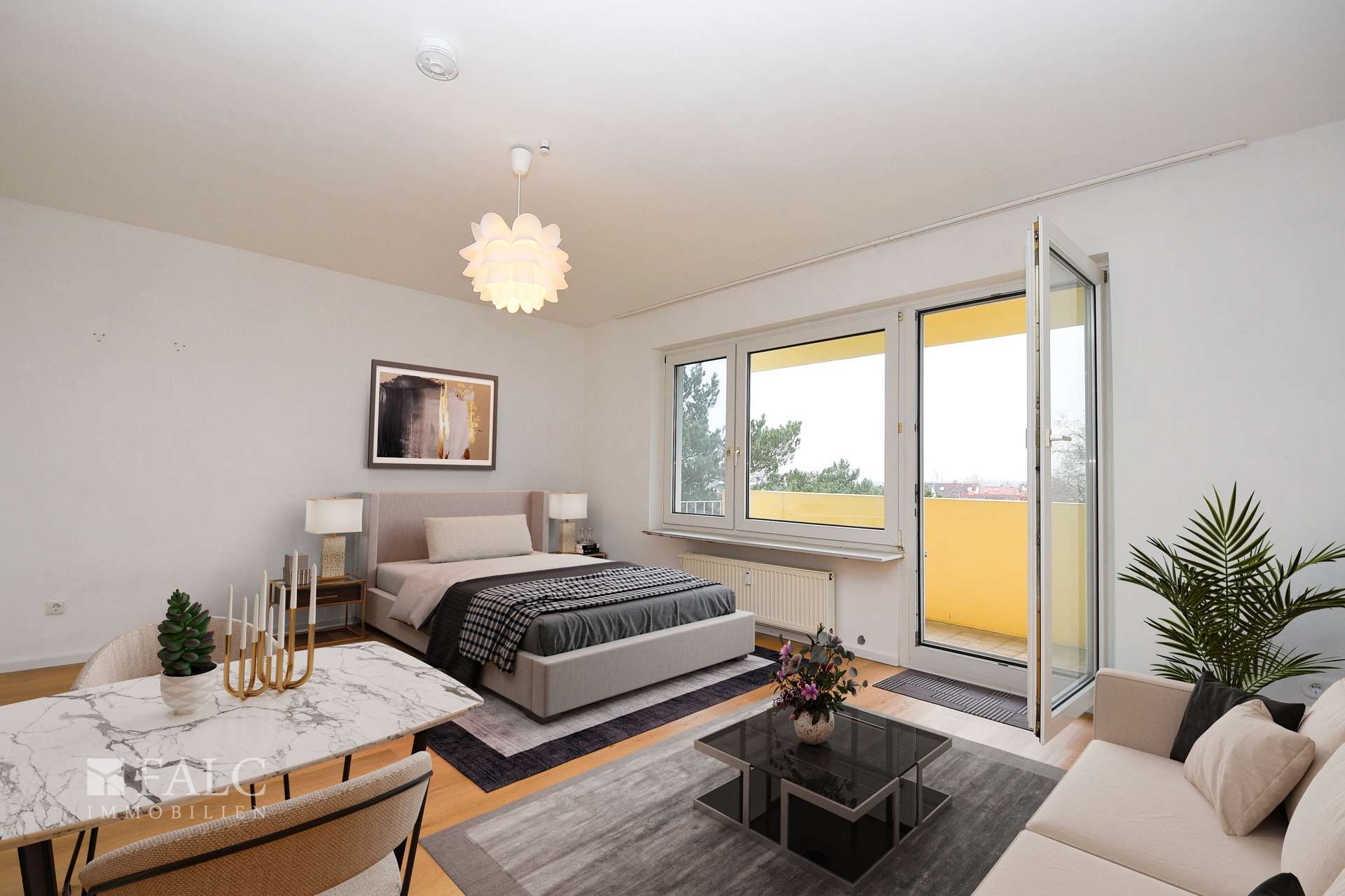 Wohnzimmer - illusionierte Darstellung